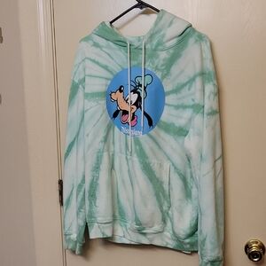 Disneyland Green Tie-Dye Hoodie